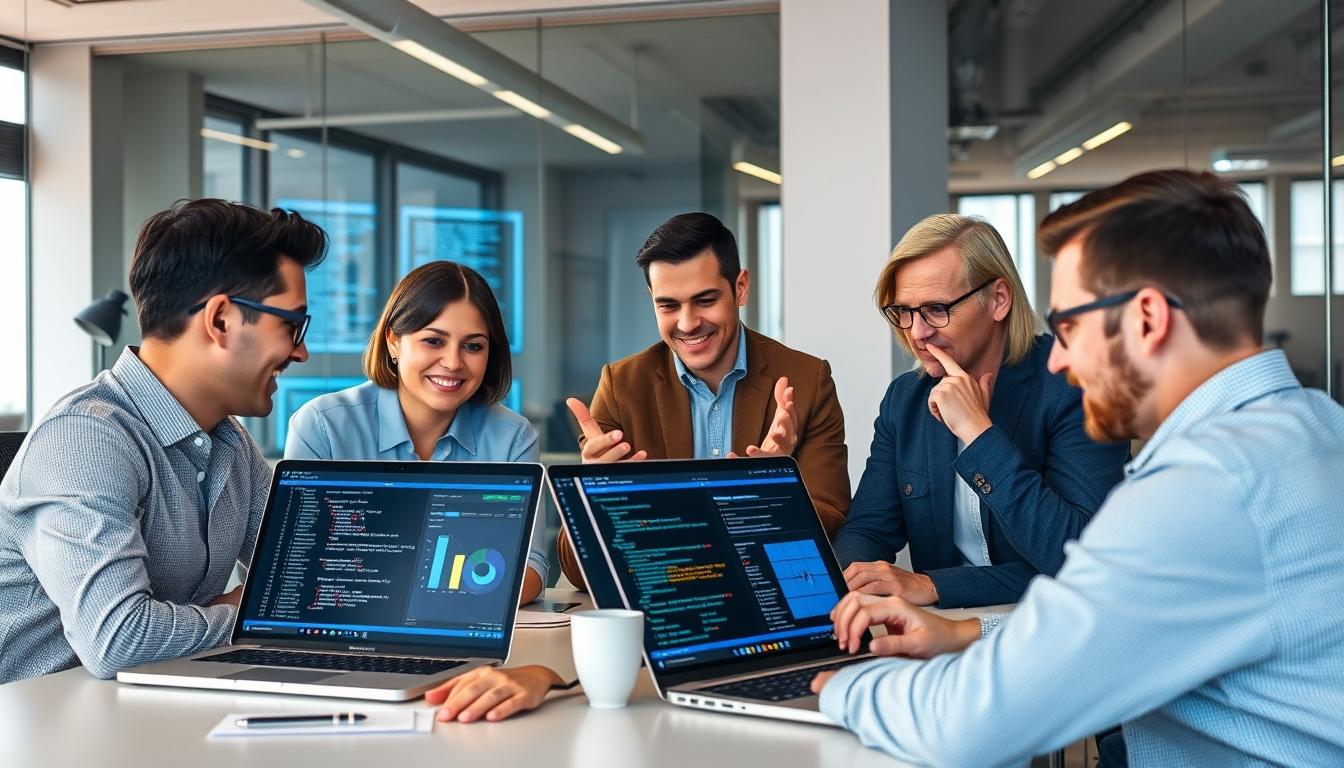 Business software planning session